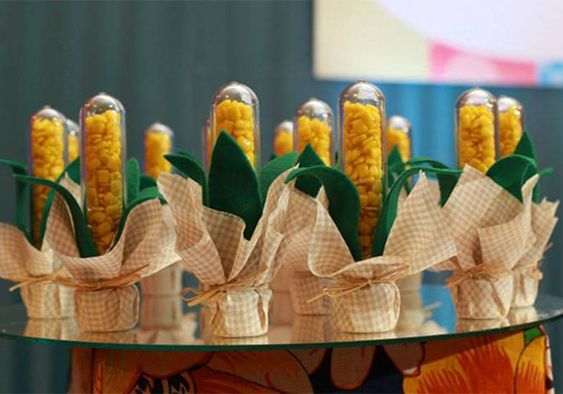 Festa junina do bebê pode ter milho!
